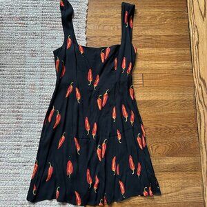 Reformation Gabin Dress (Hot Sauce, size 4)